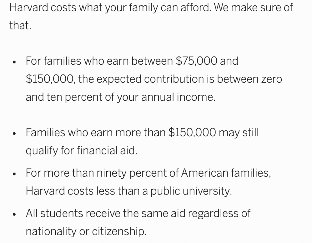 对于家庭年收入在,000到0,000的中产家庭学生，也会给予至高90%的学费减免 ...