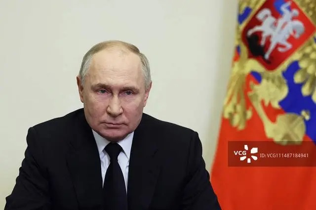 俄罗斯总统普京发表讲话